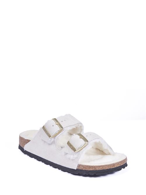 Arizona Shearling Women's Sandals antique white BIRKENSTOCK | 1026193ANTIQUE WHITE